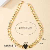 1 Piece Fashion Heart Shape Alloy Plating Women's Necklace main image 7
