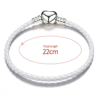 Classic Style Streetwear Heart Shape Sterling Silver Plating Silver Plated Bangle sku image 7