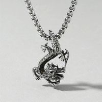Retro Punk Style Sheep Head Pendant Exaggerated Men And Women Necklace Jewelry sku image 24