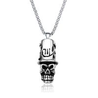 Retro Punk Style Sheep Head Pendant Exaggerated Men And Women Necklace Jewelry sku image 51