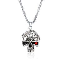 Retro Punk Style Sheep Head Pendant Exaggerated Men And Women Necklace Jewelry sku image 34