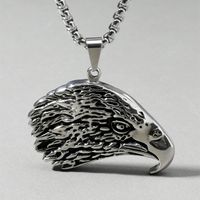 Retro Punk Style Sheep Head Pendant Exaggerated Men And Women Necklace Jewelry sku image 13