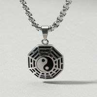 Retro Punk Style Sheep Head Pendant Exaggerated Men And Women Necklace Jewelry sku image 71