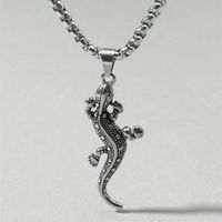 Retro Punk Style Sheep Head Pendant Exaggerated Men And Women Necklace Jewelry sku image 79
