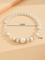 Lady Simple Style Geometric Imitation Pearl Alloy Women's Necklace main image 2
