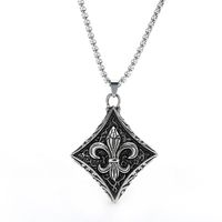 Retro Punk Style Sheep Head Pendant Exaggerated Men And Women Necklace Jewelry sku image 48