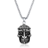 Retro Punk Style Sheep Head Pendant Exaggerated Men And Women Necklace Jewelry sku image 65
