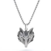 Retro Punk Style Sheep Head Pendant Exaggerated Men And Women Necklace Jewelry sku image 46