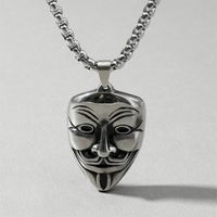 Retro Punk Style Sheep Head Pendant Exaggerated Men And Women Necklace Jewelry sku image 87