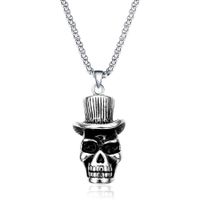 Retro Punk Style Sheep Head Pendant Exaggerated Men And Women Necklace Jewelry sku image 84