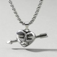 Retro Punk Style Sheep Head Pendant Exaggerated Men And Women Necklace Jewelry sku image 89