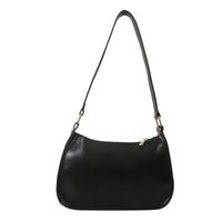 Women's Pu Leather Solid Color Classic Style Square Zipper Shoulder Bag sku image 3