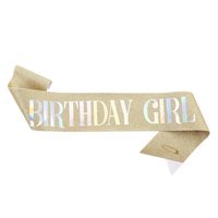 Birthday Letter Glitter Cloth Party Costume Props 1 Piece sku image 47