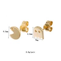 1 Pair Casual Simple Style Geometric Plating Inlay Copper Zircon 18k Gold Plated Hoop Earrings Ear Cuffs Ear Studs sku image 5