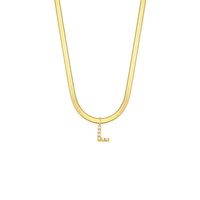 Elegant Retro Brief Titan Stahl Überzug Inlay Künstliche Perlen Halskette Mit Anhänger sku image 9