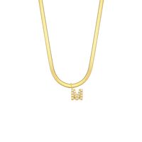 Elegant Retro Brief Titan Stahl Überzug Inlay Künstliche Perlen Halskette Mit Anhänger sku image 25