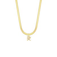 Elegant Retro Brief Titan Stahl Überzug Inlay Künstliche Perlen Halskette Mit Anhänger sku image 14