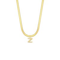 Elegant Retro Brief Titan Stahl Überzug Inlay Künstliche Perlen Halskette Mit Anhänger sku image 21
