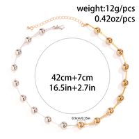 Simple Style Classic Style Solid Color Alloy Women's Necklace main image 4