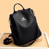 One Size Solid Color Daily Women's Backpack main image 4