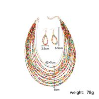 Ethnic Style Streetwear Colorful Alloy Women's Earrings Necklace main image 2