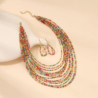 Ethnic Style Streetwear Colorful Alloy Women's Earrings Necklace main image 3
