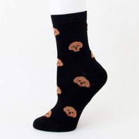 Women's Casual Cute Animal Cotton Crew Socks A Pair main image 3