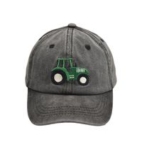 Children Unisex Casual Car Embroidery Curved Eaves Baseball Cap sku image 1