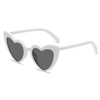 Fashion Heart Shape Ac Special-shaped Mirror Full Frame Kids Sunglasses sku image 2