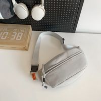 Unisex Basic Solid Color Nylon Waist Bags sku image 3