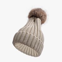 Unisex Casual Sports Solid Color Eaveless Wool Cap sku image 3