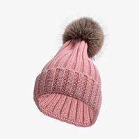 Unisex Casual Sports Solid Color Eaveless Wool Cap sku image 4