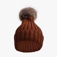 Unisex Casual Sports Solid Color Eaveless Wool Cap sku image 17