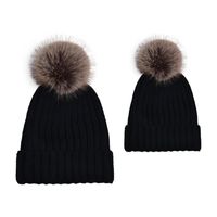 Children Unisex Unisex Casual Sports Solid Color Eaveless Wool Cap main image 6