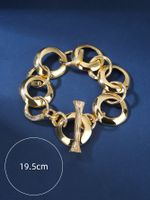 Punk Simple Style Geometric Copper 18k Gold Plated Bracelets In Bulk main image 2