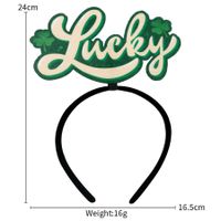 St. Patrick Ethnic Style Letter Plastic Party Carnival Festival Headband sku image 9