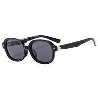 Simple Style Color Block Tac Oval Frame Full Frame Women's Sunglasses main image 6