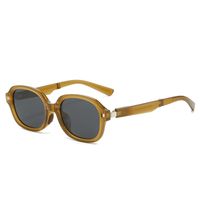 Simple Style Color Block Tac Oval Frame Full Frame Women's Sunglasses sku image 6
