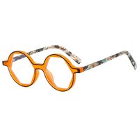 Einfacher Stil Farbblock Pc Runder Rahmen Vollbild Sonnenbrille Der Frauen main image 3