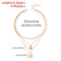 Vintage Style Simple Style Heart Shape Alloy Women's Pendant Necklace main image 2