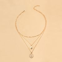 Vintage Style Simple Style Heart Shape Alloy Women's Pendant Necklace main image 3