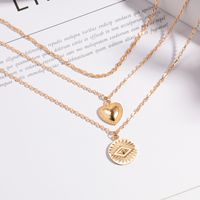 Vintage Style Simple Style Heart Shape Alloy Women's Pendant Necklace main image 6