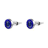Lady Geometric 304 Stainless Steel No Inlaid 18K Gold Plated Earrings Ear Studs sku image 1