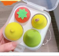 Casual Cute Geometric Hydrophilic Non-latex Makeup Sponge 1 Set main image 1