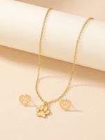 Simple Style Commute Solid Color Ferroalloy Women's Jewelry Set main image 3