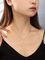 Simple Style Commute Solid Color Ferroalloy Women's Jewelry Set main image 1