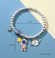 1 Piece Fashion Astronaut Alloy Chain Alloy Unisex Bracelets sku image 1