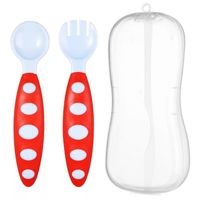 Cute Solid Color Plastic Tableware 1 Set main image 7