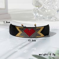 Ig Style Ethnic Style Geometric Heart Shape Eye Glass Handmade Unisex Bracelets main image 7