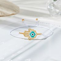 Casual Palm Eye Glass Handmade Women's Bracelets sku image 1